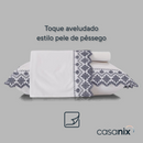 Jogo De Lençol 4 peças Suit Provence Toque Acetinado