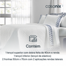 Jogo De Lençol 4 peças Suit Provence Toque Acetinado