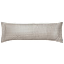 Fronha Body Pillow Altenburg Algodão Lux Versalhes 200 Fios com 4 Abas de 2cm 40x1,30m Cor Cinza Inspiração