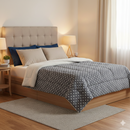 Coberdrom Queen Petit Poá Dupla Face com Sherpa