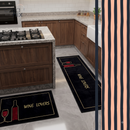 Kit 2 Tapetes de Cozinha Corttex Attuale Gourmet