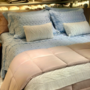Jogo de Cama Queen Kacyumara Lazio Eudore 300 Fios 100% Algodão Egípcio Estampado
