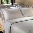 Jogo de Cama King Altenburg Haus Minimal Branco 300 Fios Cetim 100% Fibra de Bambu (4 Peças - 2,80m x 2,60m)