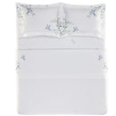 Jogo de Cama Trussardi Rondini 100% Bambu Branco Queen – 2,40 x 2,80m