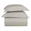 Jogo de Duvet Queen Altenburg Algodão Lux Cinza Inspiração 200 Fios 100% Algodão (3 Peças - 2,60m x 2,40m)
