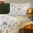 Jogo de Cama Altenburg Mundo Kids Malha Amazônia Compose 3 Peças 1,50x2,40m