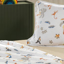 Jogo de Cama Altenburg Mundo Kids Malha Amazônia Compose 4 Peças 2,10x2,40m