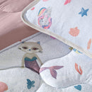 Jogo de Cama Altenburg Mundo Kids Malha Mar Magia Compose 4 Peças 2,10x2,40m