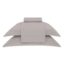 Jogo de Cama Buddemeyer Damask Stripes Caqui Queen 300 Fios Cetim