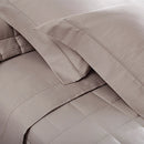 Jogo de Cama Buddemeyer Damask Stripes Caqui Queen 300 Fios Cetim