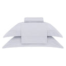 Jogo de Cama Buddemeyer Damask Stripes Cinza Casal 300 Fios Cetim