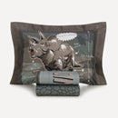 Jogo de Cama Karsten T-Rex Estampado Solteiro 1,80m x 2,50m