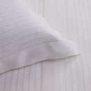 Jogo de Cama Queen Buddemeyer Luxus Lino Stripes 100% Linho Bege 240x280cm