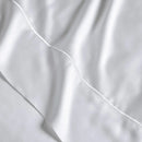 Jogo de Cama Trussardi Girelli Branco King 300 Fios Cetim de Bambu