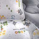 Jogo de Colcha Altenburg Mundo Kids Malha Antimicrobiana Virtual 2 Peças 1,70x2,40m