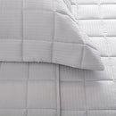 Jogo de Colcha King Buddemeyer Damask Stripes – Cinza