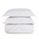 Jogo de Colcha Trussardi Queen Farfalla 200 Fios Percal 100% Algodão Branco 250x250cm