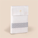 Jogo de Fronhas King Altenburg Haus Minimal Branco (2 Peças - 50cm x 90cm)