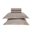 Jogo de Cama Casal Trussardi Galieno 300 Fios 100% Algodão Egípcio Nocciola 2,20m x 2,60m