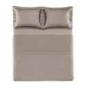 Jogo de Cama Casal Trussardi Galieno 300 Fios 100% Algodão Egípcio Nocciola 2,20m x 2,60m