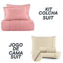 Jogo Coordenado de Cama Suit + Kit Colcha Suit - Cama Completa