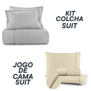 Jogo Coordenado de Cama Suit + Kit Colcha Suit - Cama Completa