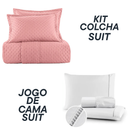Jogo Coordenado de Cama Suit + Kit Colcha Suit - Cama Completa