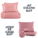 Jogo Coordenado de Cama Suit + Kit Colcha Suit - Cama Completa