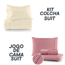 Jogo Coordenado de Cama Suit + Kit Colcha Suit - Cama Completa