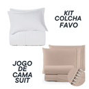 Jogo Coordenado de Cama Suit + Kit Colcha Favo Altenburg – 7 Peças