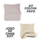 Jogo Coordenado de Cama Suit + Kit Colcha Favo Altenburg – 7 Peças