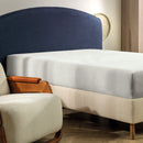 Lençol com Elástico Casal Altenburg 300 Fios Cetim 100% Algodão Cinza Grife (1,38m x 1,88m x 40cm)