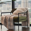 Almofada Altenburg Haus Calmaria 100% Algodão Marrom Suave 45x45cm