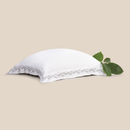 Almofada Altenburg Haus Ondas 300 Fios Cetim 100% Bambu Branco