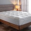 Pillow Top Queen Buddemeyer Vision Fill Gold 100% Algodão Acetinado Branco 160x200x7cm