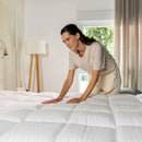 Pillow Top Karsten Conforto Branco Solteiro 0,90m x 1,90m