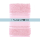 Kit 10 Toalha Lavabo Cristine Teka 30x50cm Barra para Pintar ou Bordar