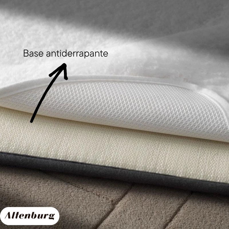 Tapete Altenburg Decor Furry White 50cm X 80cm - Branco