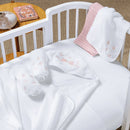 Toalha com Capuz Trussardi Felice Baby Branco – 80 x 80cm