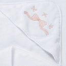 Toalha com Capuz Trussardi Felice Baby Branco – 80 x 80cm