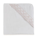Toalha com Capuz Trussardi Olivia Baby Branco – 80 x 80cm