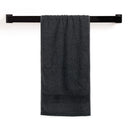 Toalha de Academia Trussardi Borgia Chumbo 100% Algodão 560g/m² 30cm x 1,20m