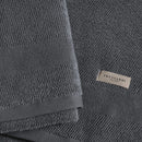Toalha de Academia Trussardi Borgia Chumbo 100% Algodão 560g/m² 30cm x 1,20m