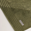 Toalha de Banho Trussardi Imperiale Oliva 100% Algodão 540g/m² 70cm x 1,40m