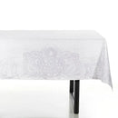 Toalha de Mesa Buddemeyer Monreale Quadrada Cinza 2,20m x 2,20m