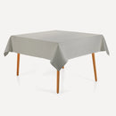 Toalha de Mesa Quadrada 8 Lugares Karsten Sempre Limpa Artemis Cinza 1,80m x 1,80m
