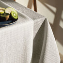 Toalha de Mesa Retangular 12 Lugares Karsten Sempre Limpa Artemis Cinza 1,60m x 3,20m