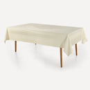 Toalha de Mesa Retangular 6 Lugares Karsten Lesier Off-White 1,80m x 2,20m