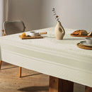 Toalha de Mesa Retangular 6 Lugares Karsten Lesier Off-White 1,80m x 2,20m