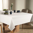 Toalha de Mesa Redonda 6 Lugares Karsten Sempre Limpa Artemis Branco 1,78m